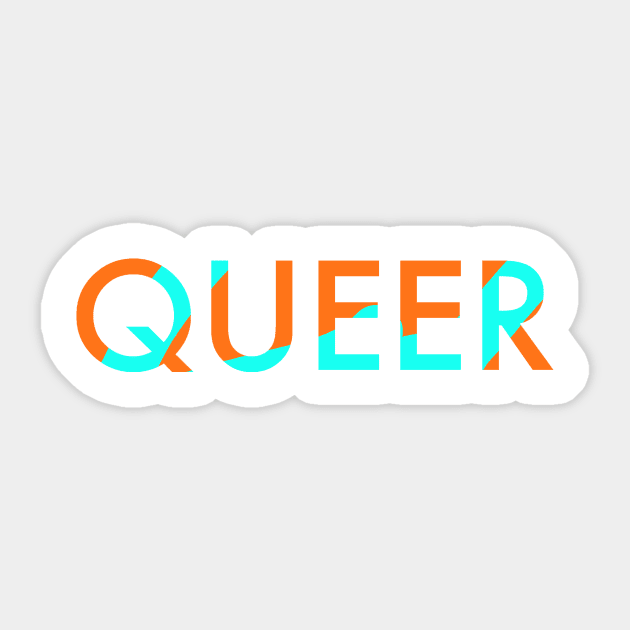 queer neon Sticker by outsideingreen